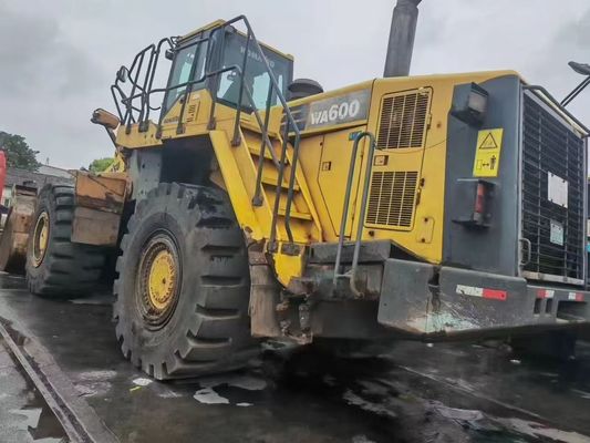 Komatsu WA600-6 caricatore di piccole ruote usato WA500-6 Operazione di sicurezza per le miniere