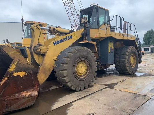 Komatsu WA600-6 caricatore di piccole ruote usato WA500-6 Operazione di sicurezza per le miniere