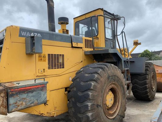 Colore originale usato Komatsu WA470-3 carica ruote in ottime condizioni