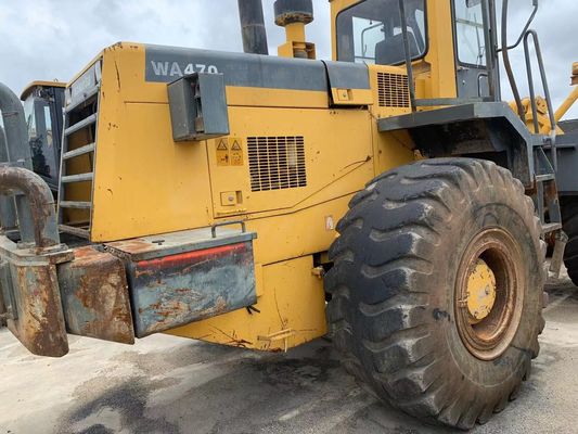 Colore originale usato Komatsu WA470-3 carica ruote in ottime condizioni