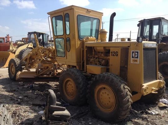 Caterpillar Motor Grader di uso pesante 12G Riduzione del rumore Facile funzionamento