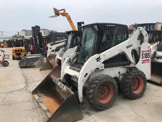 Colore originale S185 Bobcat Used Skid Loaders Sicurezza di esercizio In buone condizioni