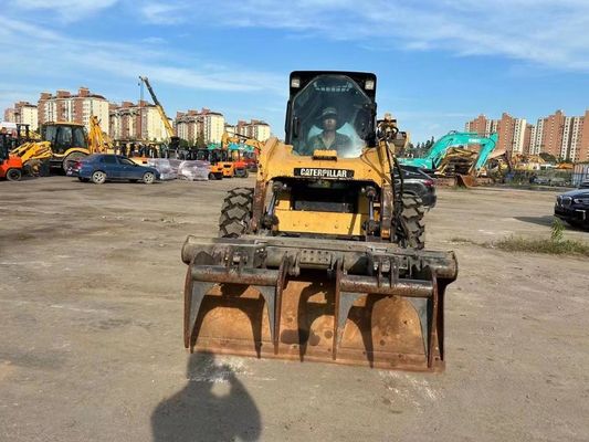 CAT 246C colore originale caricatore di ruote usato sicurezza e precisione in buone condizioni