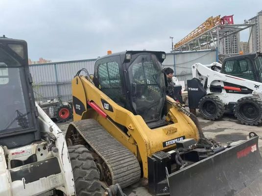 Potente 277C Usato Caterpillar Skid Steer Efficienza del carburante In buone condizioni
