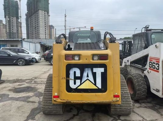 Potente 277C Usato Caterpillar Skid Steer Efficienza del carburante In buone condizioni