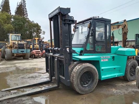 12 tonnellate Mitsubishi F120 Used Diesel Forklift Buone condizioni Originale Giappone
