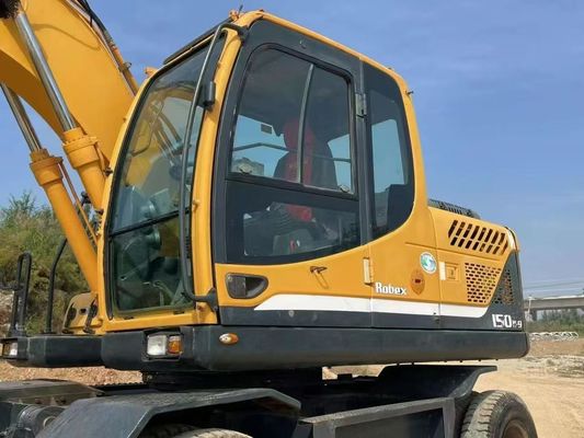 Hyundai R150W-9 Used Wheel Excavator 2015 Alta precisione per la costruzione