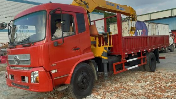 8 tonnellate XCMG SQS200-4 camion montato gru usata con DongFeng camion 2019 anno