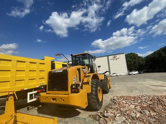 CAT 950H Caricatore a ruote usato Sito di costruzione Caricatore anteriore utilizzato in Africa