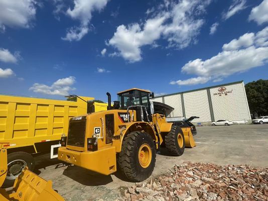 CAT 950H Caricatore a ruote usato Sito di costruzione Caricatore anteriore utilizzato in Africa
