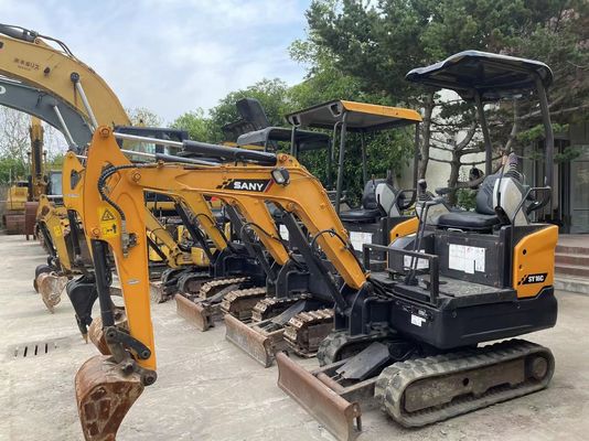 Usato SANY SY16C mini escavatore funzionamento agevole per il lavoro in giardino