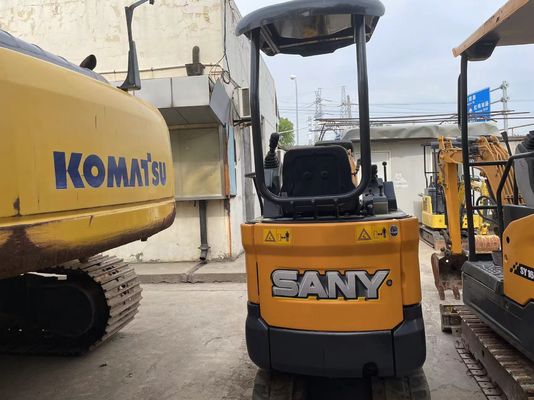 Usato SANY SY16C mini escavatore funzionamento agevole per il lavoro in giardino