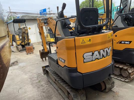 Usato SANY SY16C mini escavatore funzionamento agevole per il lavoro in giardino