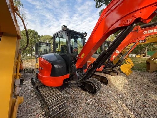 Dipinto colore utilizzato Kubota KX163-5 Mini Crawler escavatore in ottime condizioni/Kubota escavatore con motore EPA e braccio oscillante