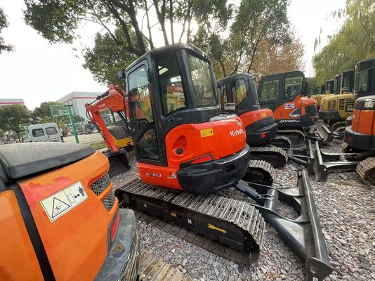 Dipinto colore utilizzato Kubota KX163-5 Mini Crawler escavatore in ottime condizioni/Kubota escavatore con motore EPA e braccio oscillante