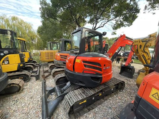 Dipinto colore utilizzato Kubota KX163-5 Mini Crawler escavatore in ottime condizioni/Kubota escavatore con motore EPA e braccio oscillante
