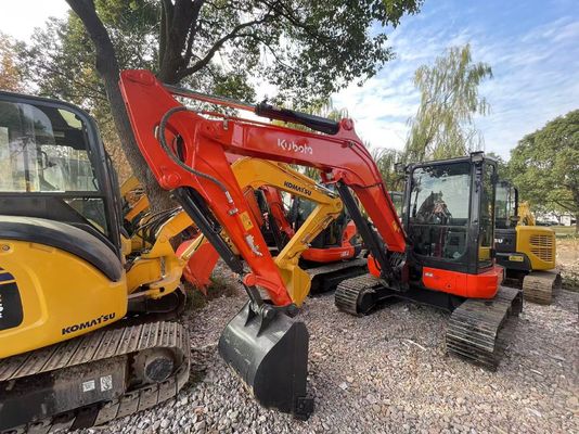 Dipinto colore utilizzato Kubota KX163-5 Mini Crawler escavatore in ottime condizioni/Kubota escavatore con motore EPA e braccio oscillante