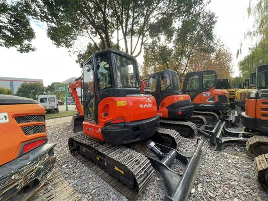 Dipinto colore utilizzato Kubota KX163-5 Mini Crawler escavatore in ottime condizioni/Kubota escavatore con motore EPA e braccio oscillante