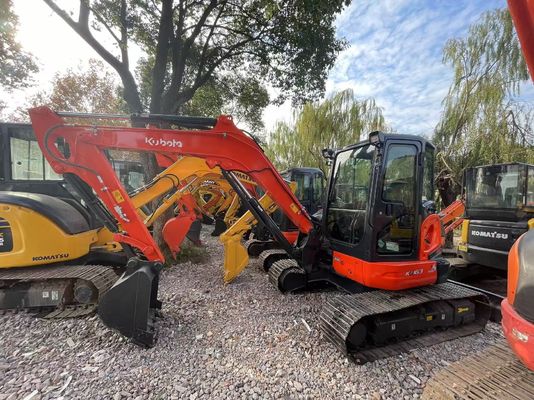 Dipinto colore utilizzato Kubota KX163-5 Mini Crawler escavatore in ottime condizioni/Kubota escavatore con motore EPA e braccio oscillante
