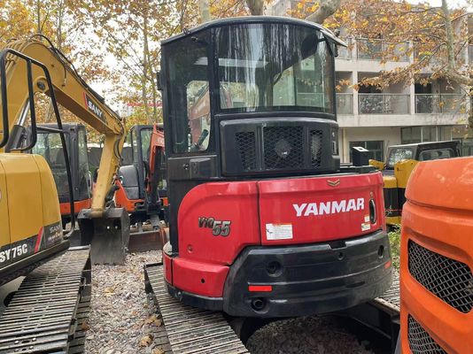 Originale Giappone Usato Yanmar Vio55-5B Mini Escavatore Con Motore EPA/Usato Kubota Mini Escavatore In Vendita