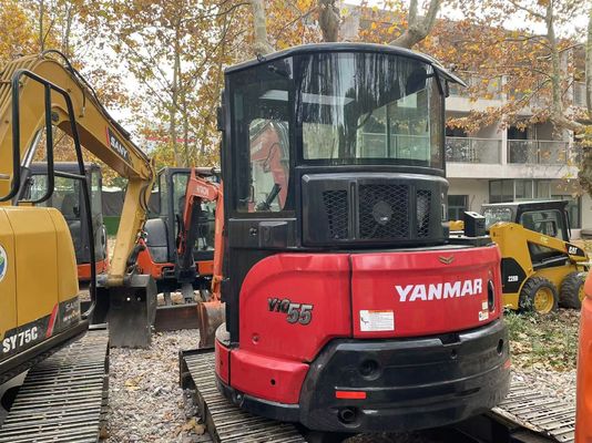 Originale Giappone Usato Yanmar Vio55-5B Mini Escavatore Con Motore EPA/Usato Kubota Mini Escavatore In Vendita