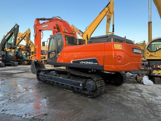Dipinto colore usato Doosan DX340LC-9C Crawler escavatore in ottime condizioni