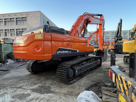 Dipinto colore usato Doosan DX340LC-9C Crawler escavatore in ottime condizioni