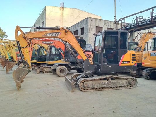 2020 Anno usato SANY SY60C-9 Mini Crawler Excavator colore originale