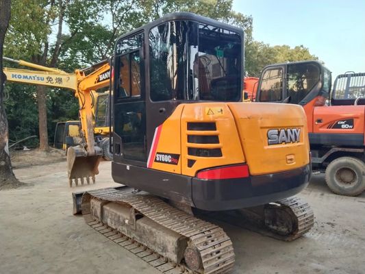 2020 Anno usato SANY SY60C-9 Mini Crawler Excavator colore originale