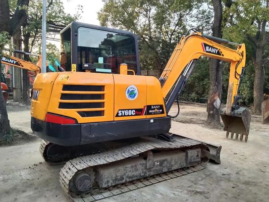 2020 Anno usato SANY SY60C-9 Mini Crawler Excavator colore originale
