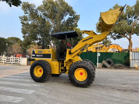 Originale giapponese utilizzato Komatsu WA510 Mini caricatori a ruote funzionano in buone condizioni