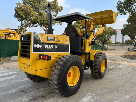 Originale giapponese utilizzato Komatsu WA510 Mini caricatori a ruote funzionano in buone condizioni