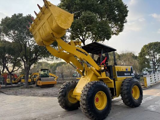 Originale giapponese utilizzato Komatsu WA510 Mini caricatori a ruote funzionano in buone condizioni