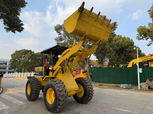 Originale giapponese utilizzato Komatsu WA510 Mini caricatori a ruote funzionano in buone condizioni
