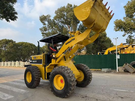 Originale giapponese utilizzato Komatsu WA510 Mini caricatori a ruote funzionano in buone condizioni