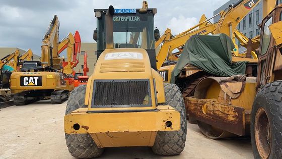 Colore originale usato Caterpillar CS-683E single drum road roller in ottime condizioni