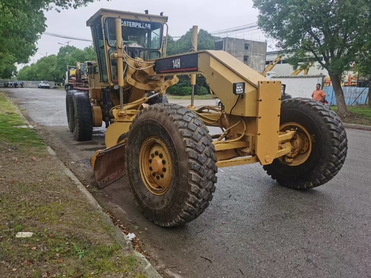Colore Originale Usato Caterpillar 14H Motor Grader In Condizioni Eccellenti