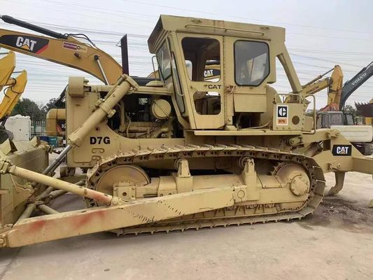 Potente doppia mano Caterpillar D7G Dozer Efficienza energetica 6 Way Blade