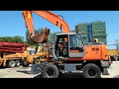 Colore originale Usato Hitachi ZX160W Escavatore a ruote In buone condizioni